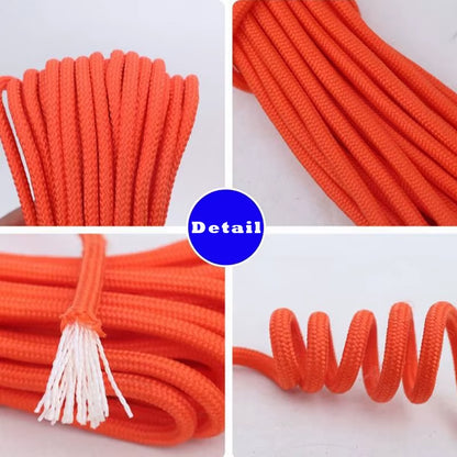 500Cm Reflective Survival Rope Wear-Resistant Fire Rescue Rope Portable Water Life Buoy Emergency Survival Gear Outdoor Tools