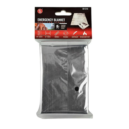 2 Emergency Space Blanket Survival Gear Bag Safety Camp Travel Outdoors Soft !
