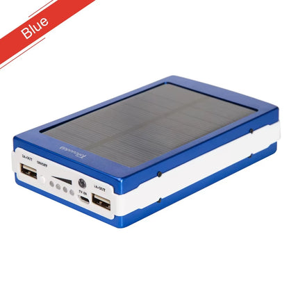 New 50000Mah Portable Solar Power Bank Double USB External Battery Charger Cases Fast Charging for Iphone Series Samsung Xiaomi