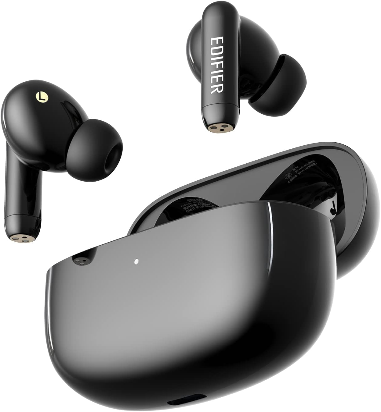 330NB Hybrid Active Noise Cancelling TWS Wireless Earbuds, ANC Bluetooth Earbuds, AI Phone Call Noise Cancellation, IP54 Waterproof, Quick Charge, Black