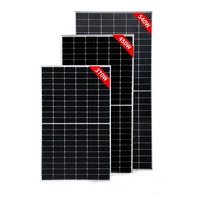 450W 480W 500W 550W Sun Power Mono Half Cell Solar Panel 1000W Price 600 Watt Pv Module