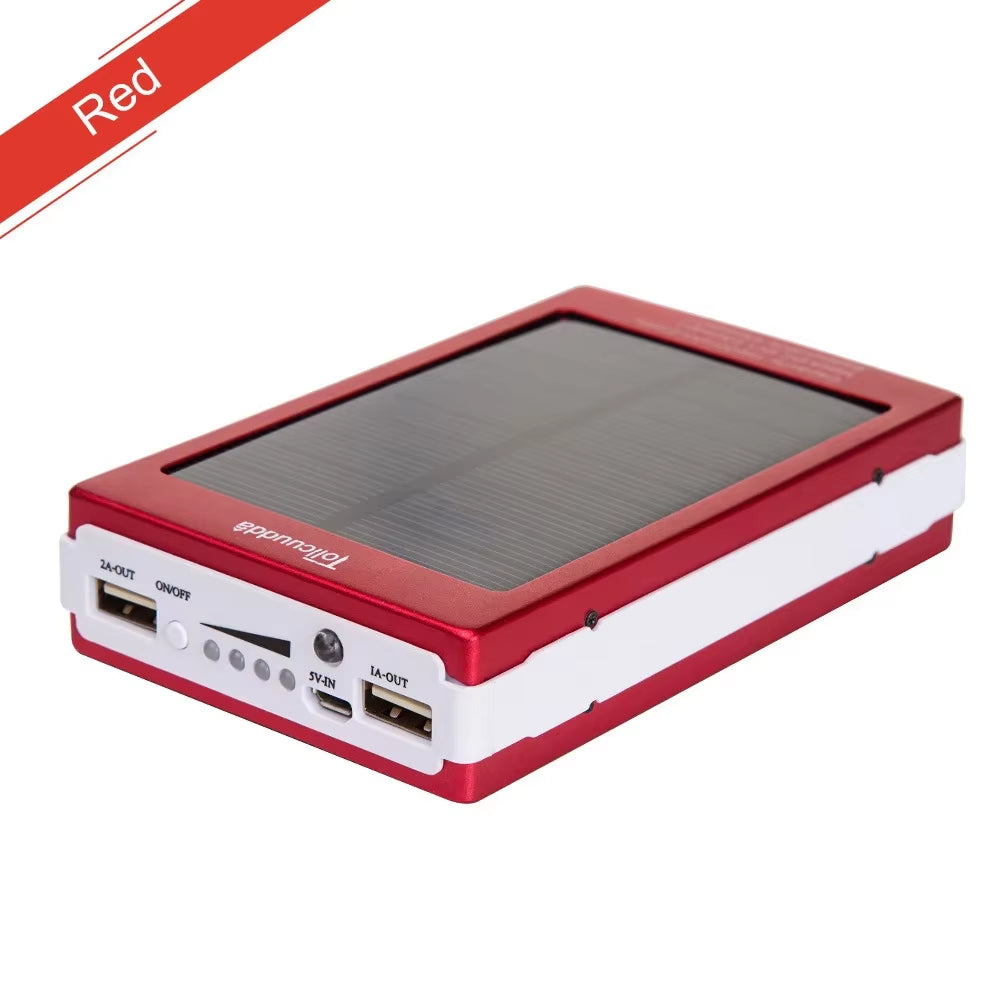 New 50000Mah Portable Solar Power Bank Double USB External Battery Charger Cases Fast Charging for Iphone Series Samsung Xiaomi