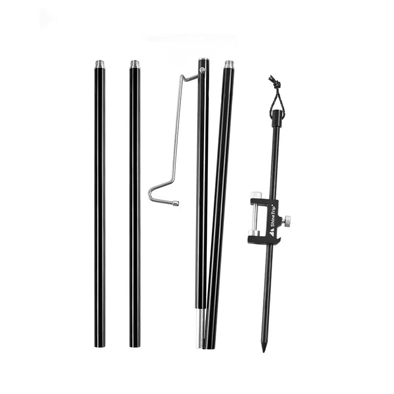 Camping Table Folding Lamp Pole Portable & Lightweight Durable Light Lamp Lantern for Picnic Hiking Backpacking Fishing