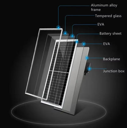 450W 480W 500W 550W Sun Power Mono Half Cell Solar Panel 1000W Price 600 Watt Pv Module