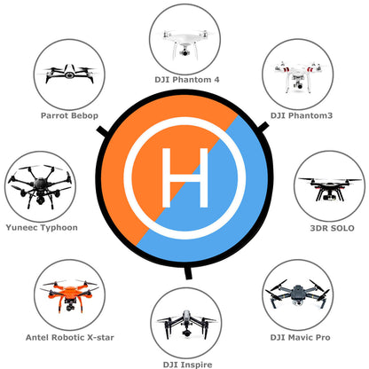 Drone Day Night Landing Pad Launch Helipad for DJI Mavic Pro/Zoom Drone Parking
