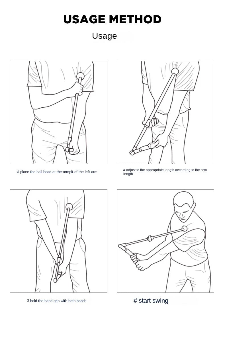 Golf Swing Alignment Trainer – Compact Practice Tool