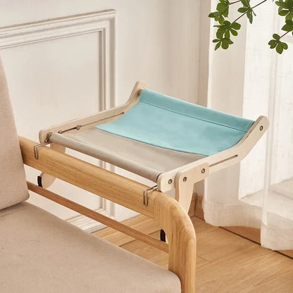 Cozy Cat Hammock – Wooden Hanging Bed