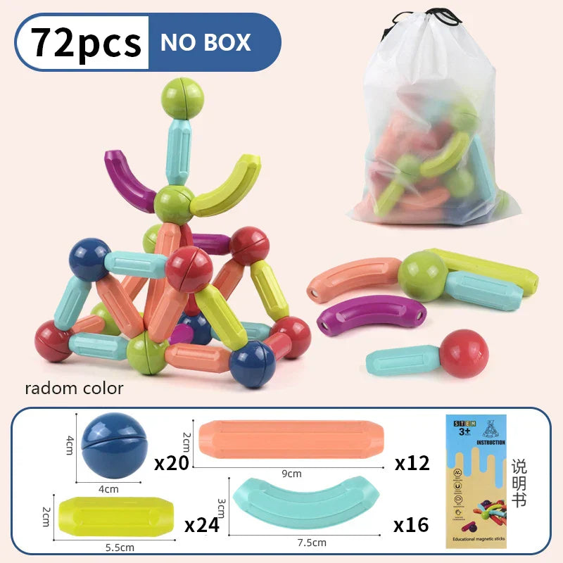 STEM Magnetic Building Toys – Educational Construction Set for Children