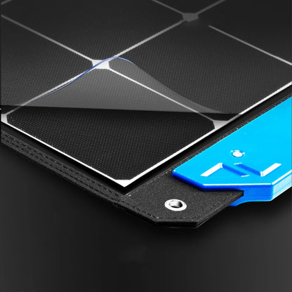 [US Direct] ATEM POWER AP-SPSP-UFA 100W Portable Solar Panel Monocrystalline Solar Cells Foldable Suitcase Solar Charger Compatible with Generators Power Station for RV Outdoor Camping