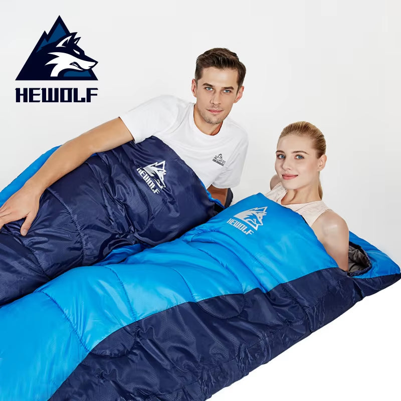 Outdoor Sleeping Bag Adult Thickened Letter Seal Couple Camping Room Lunch Break Spring Autumn Summer Ultra-Light Spliced