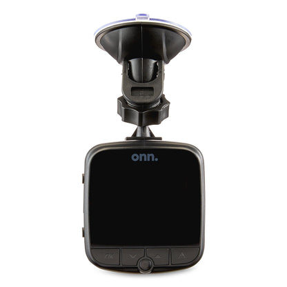 1080P HD Black Car Dash Cam, 2.4" LCD Screen, 110 Degree Vision Angle, Play Video Recordings, 0.5 Lb.