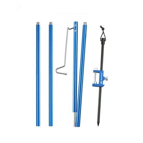 Camping Table Folding Lamp Pole Portable & Lightweight Durable Light Lamp Lantern for Picnic Hiking Backpacking Fishing