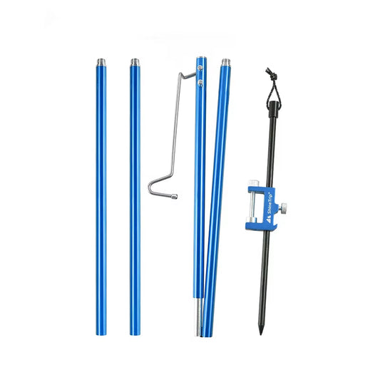 Camping Table Folding Lamp Pole Portable & Lightweight Durable Light Lamp Lantern for Picnic Hiking Backpacking Fishing