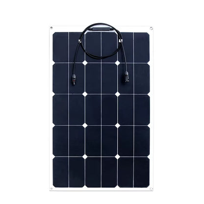90W Sunpower Flexible Solar Panel High Efficiency Thin Film for Camping Outdoor RV VAN Boats or Roof