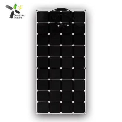 ETFE PET Sunpower Flexible Transparent 32 Solar Cells 120W Solar Panel for Home