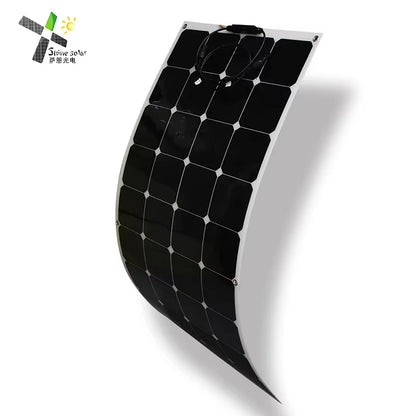 ETFE PET Sunpower Flexible Transparent 32 Solar Cells 120W Solar Panel for Home